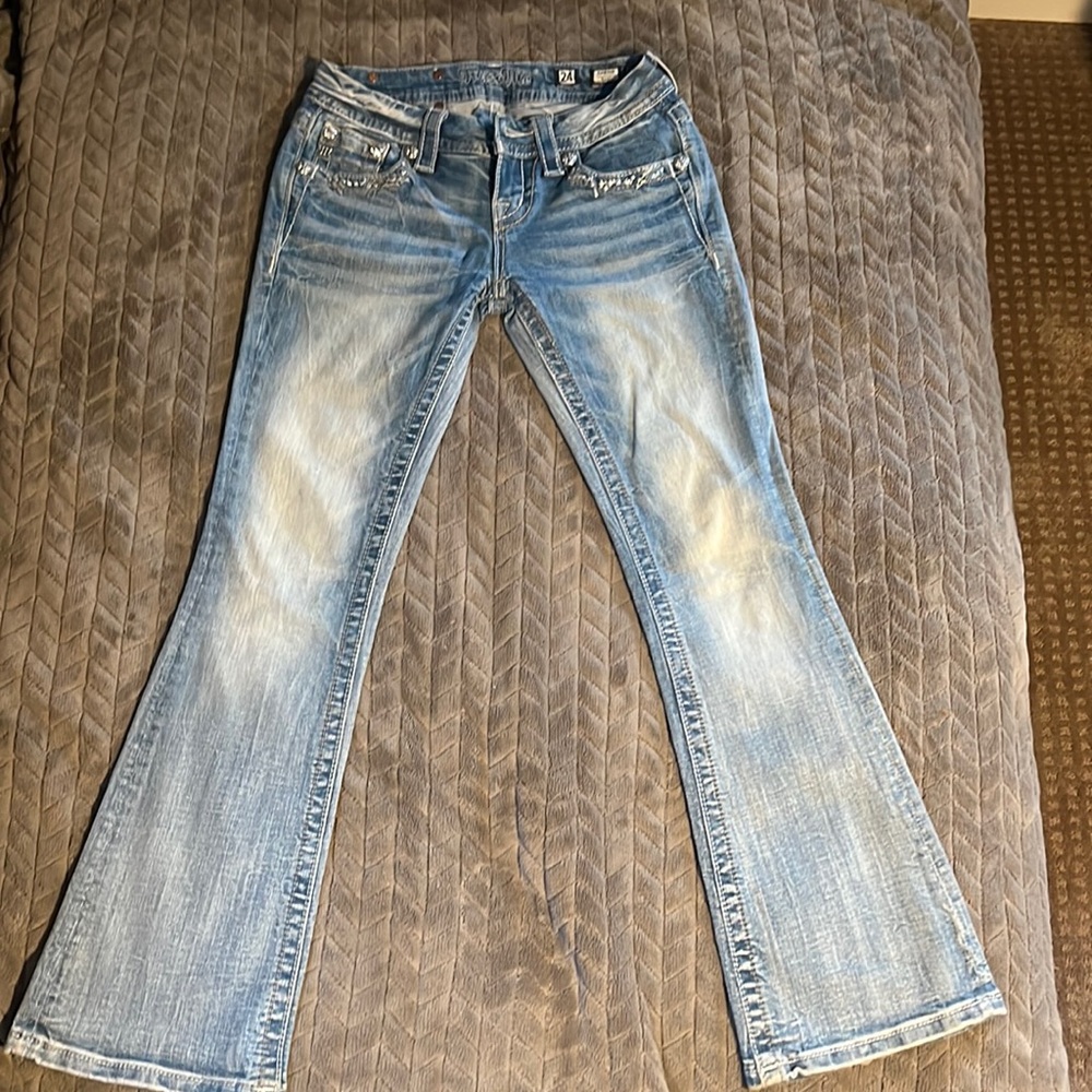 Miss Me- size 24 boot cut jeans w/ 29 inch inseam